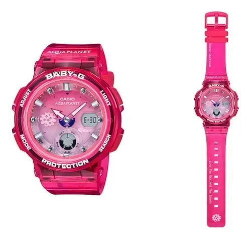 Reloj casio baby g transparente hotsell