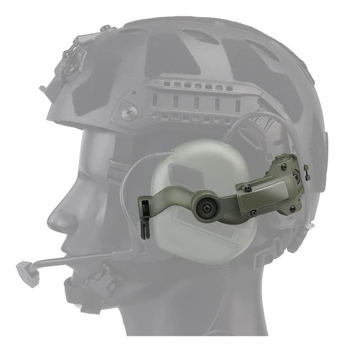 Adaptador De Riel De Casco De Rotación Múltiple Gydehutj El