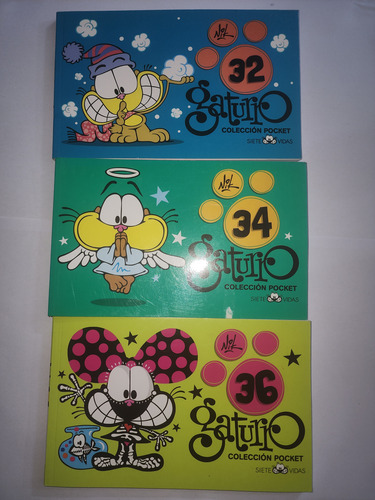 Historietas Gaturro Colección Pocket Siete Vidas $ X Unidad (Usado)