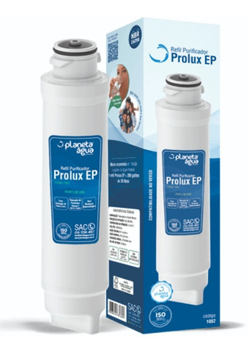 Refil Filtro De Água Prolux Ep Electrolux Pe10b E Pe10x 1082