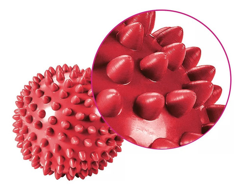 Imagen 3 de 9 de Pelota Estimulacion Con Pinches Masajes Rehabilitacion En3x