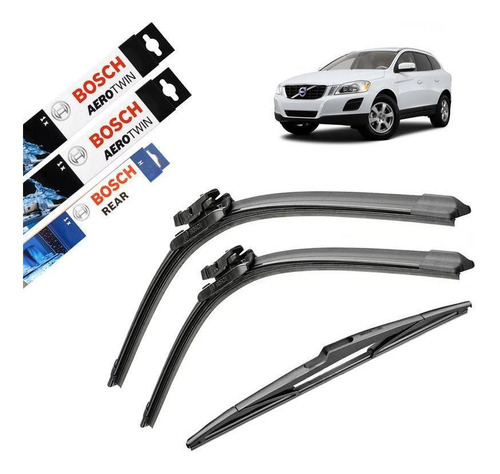 Kit Palheta Limpador Parabrisa Volvo Xc60 2011 2012 2013