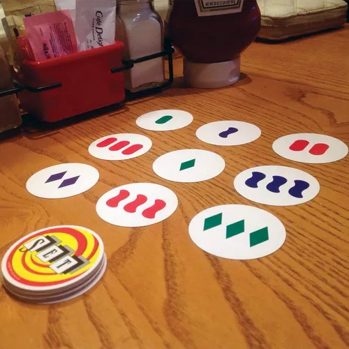 Set Mini Juego De Cartas Redondas