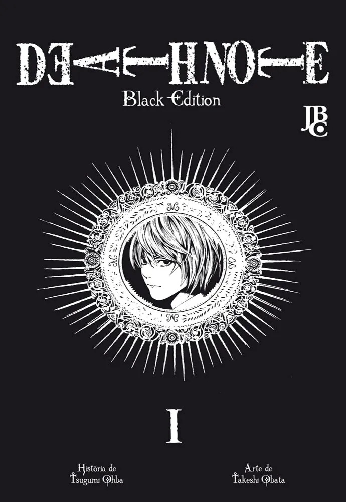 Death Note - Black Edition - Vol. 1, - Mangá - Editora Jbc. Autor Ohba, Tsugumi / Obata, Takeshi. Gênero Histórias Em Quadrinhos, Mangá E Graphic Novel. Editora Jbc
