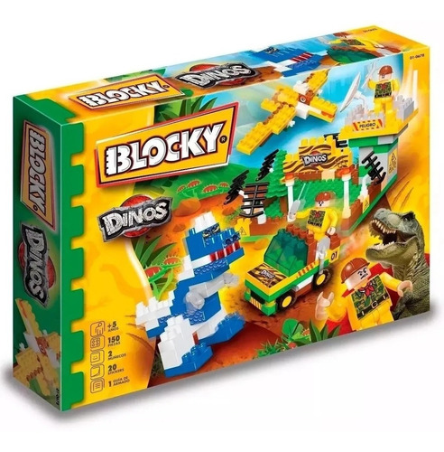 Blocky Dinosaurios X150piezas Para Armar