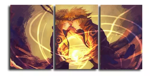 Painel Led Neon - Aldeia da Folha Naruto