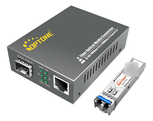 Optone Convertidor Medio Gigabit Puerto Incluido Sfp Lx Smf