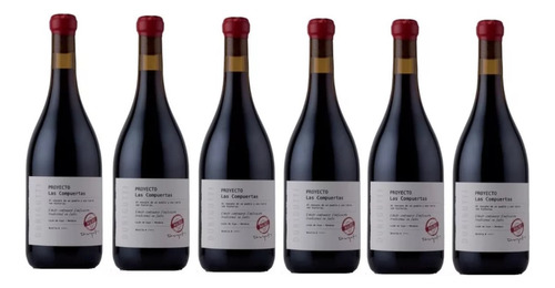 Vino Proyecto Las Compuertas Malbec 5 Suelos Durigutti X 6