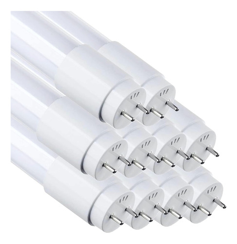 Pack 10 Tubo Led T8 18w 120cms Vidrio 