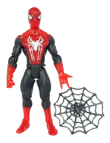 Figura De Accion Hombre Araña Con Telaraña