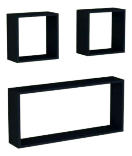 Kit 3 Nichos Mdf 15mm Branco Sala Quarto Banheiro Decoração Cor Onix