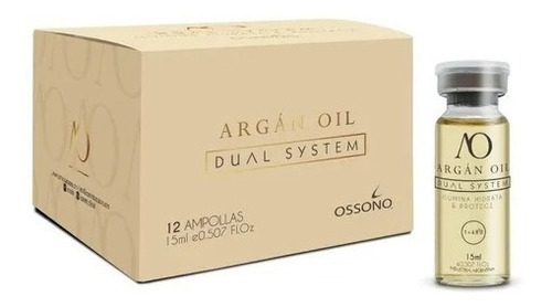 12 Unidades - Ampollas Argan X 15ml Ossono