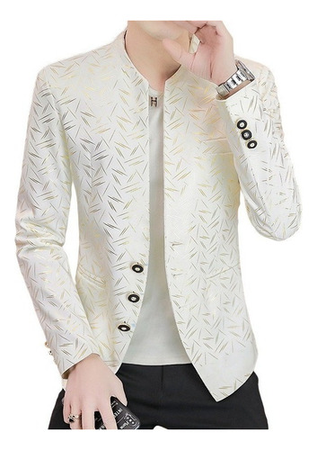 Blazer Traje Sacos Slim Fit Estilo Coreana For Caballeros