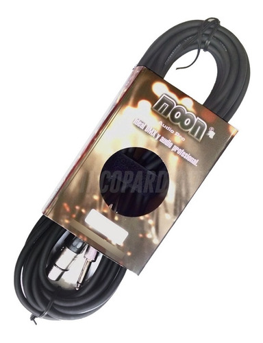 Cable Moon Con Conectores Canon/plug 3 Metros 