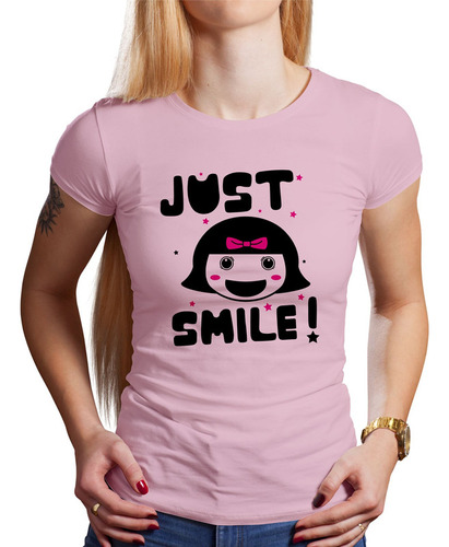 Polo Dama Just Smile (d0524 Boleto.store)