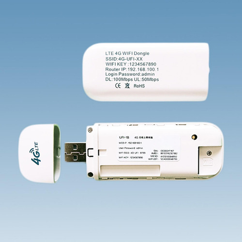 Dongle De Módem Usb 4g Lte Desbloqueado Con Bolsillo De