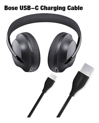 * Cable Cargador Usb C Para Auriculares Bose Noise 700, .
