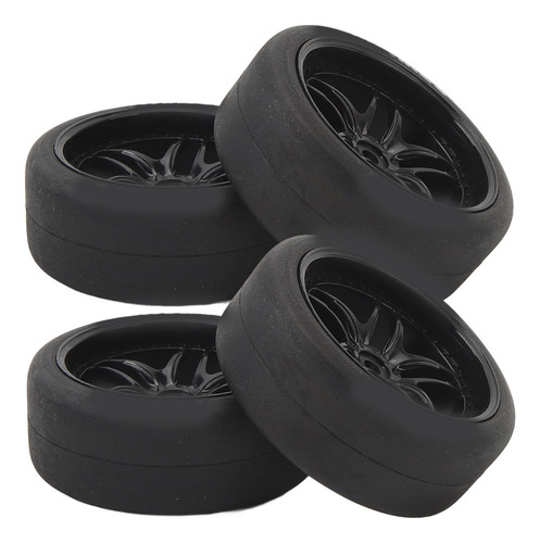 Ruedas Y Neumáticos Rc Touring Car, 4 Piezas, Juegos De Goma