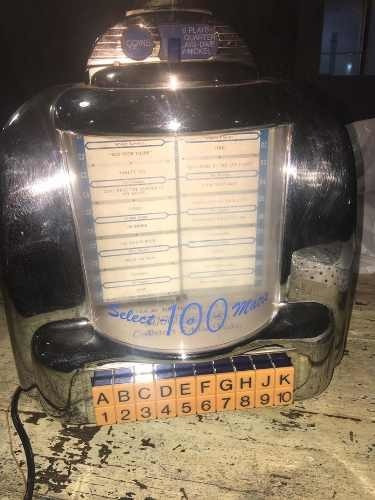 Radio Retro Estilo Antiguo Modelo Rokola Funciona Se Ilumins