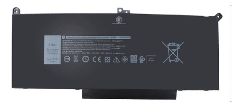 Batería Para Laptop Dell F3ygt Latitude 12 7000. 7280.