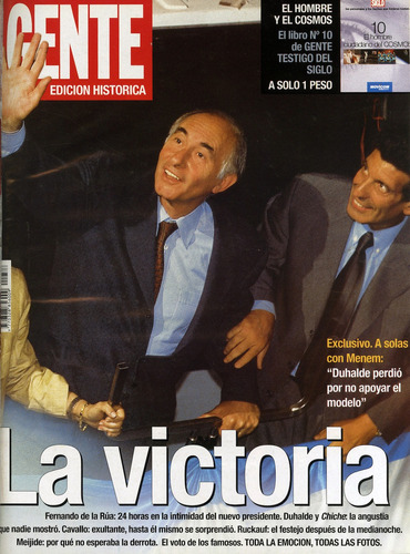 Revista Gente N°1788 26/10/99 Victoria De Fernando De La Rúa