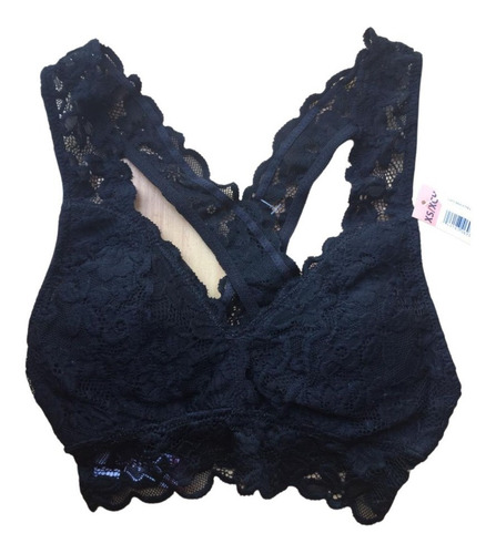 Bralette Negro Sensual Cruzado No Boundaries Wm1727