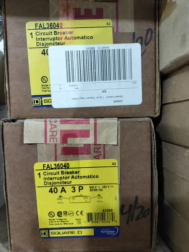 comprar Interruptor Termomagnético 3p 40a Squared D Fal36040