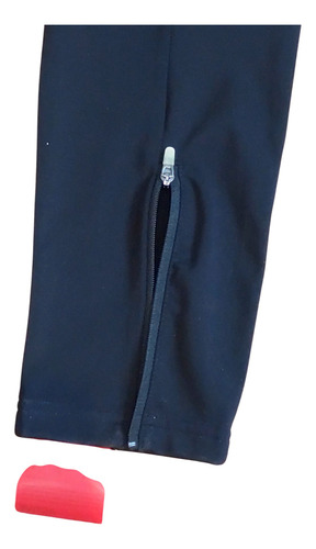 Leggings Deportivos Hugo Negro Con Verde Talla L Stretch !!