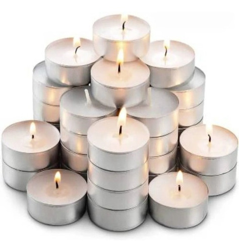 Kit 50 Velas Rechaud Lamparina Casamento Romantica Decoração