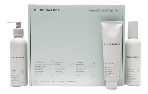 Blind Barber Kit De Afeitado Esencial Para Hombres  Crema D