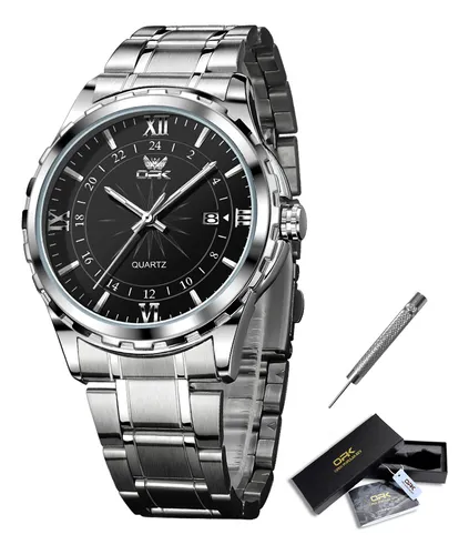 Opk Original Relógio Masculino Quartzo À Prova D'água 6003