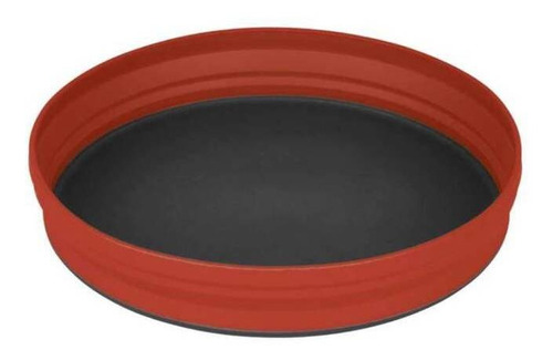 Prato Dobrável Em Silicone X-plate Sea To Summit Camping Cor Vermelho