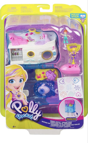 Polly Pocket World Sweet Salís Cruise Ship 