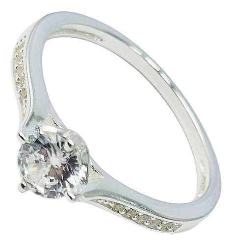 Anillo Cintillo Plata 925 Boda Compromiso Dama Z4 Cls