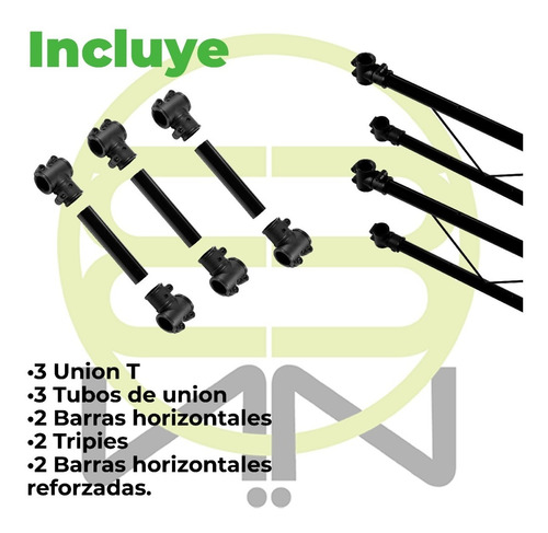 Stand O Porteria P/ Luces Profesionales 120kg 3.5mt Uso Rudo