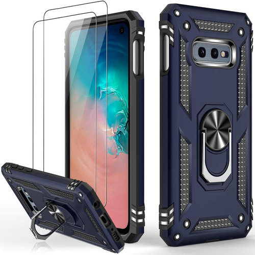 Funda Azul Para Galaxy S10e Con Protector De Pantalla