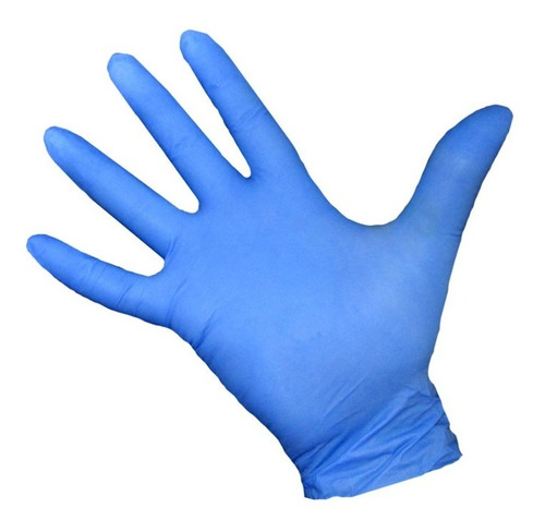 Guantes De Nitrilo Color Azul (x 500 Unidades)