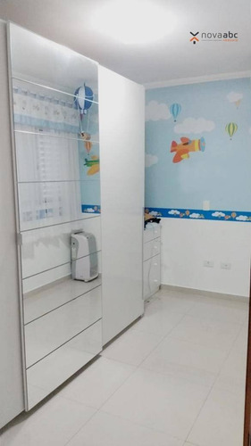 Cobertura Com 2 Dormitórios À Venda, 63 M² Por R$ 425.000,00 - Vila Humaitá - Santo André/sp - Co0969