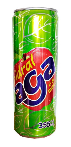 Refresco De Manzana Sidral Aga Lata 355ml Original