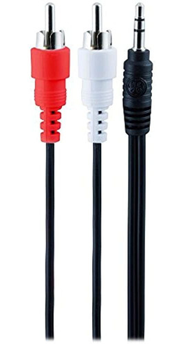 Ge Cable De Audio Y Adaptador, 6 Pies, 3.5 Mm Macho A Rca Ma