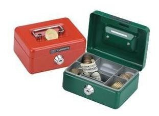 Imagen 1 de 2 de Caja De Seguridad C/llave Cash Box 125 X 95 Mm