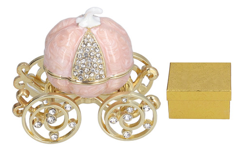 Organizador De Joyas Con Forma De Carruaje De Calabaza Blanc