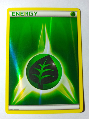 Cartas Pokemon Grass Energy 2011 Holo Bwp (Usado)