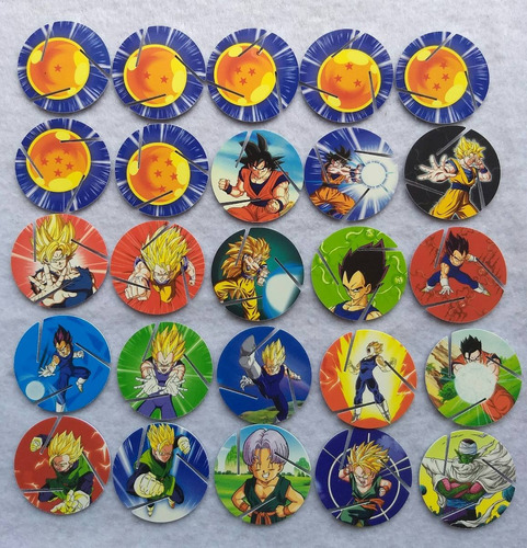 100 Tazos Dragon Ball Z Xferas 2018 Coleccion Completa | Envío gratis