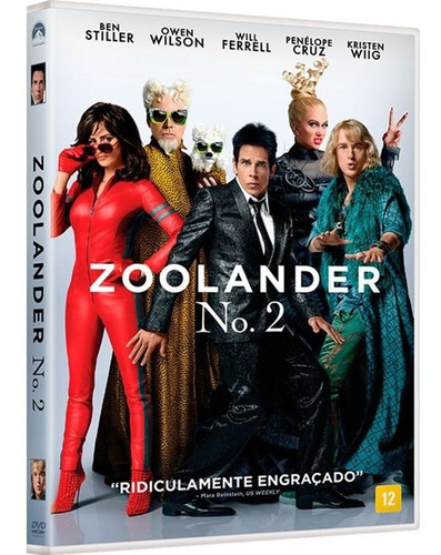 Dvd Zoolander 2 Novo Original Lacrado