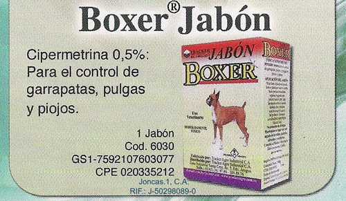 Jabón Para Perros Y Gatos Boxer®, Precio X Caja De 24 Unid.