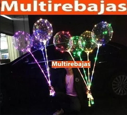 Globos Grandes Con Luces Led Para Decoración De Fiestas