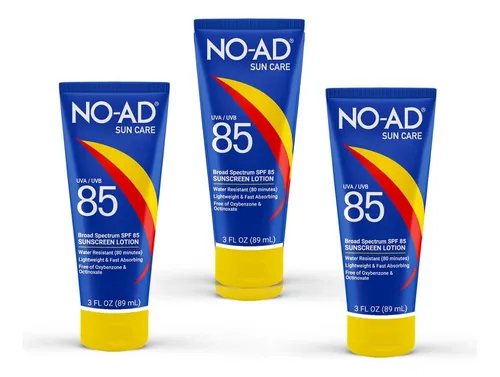 No-ad Spf 85 Loción De Protector Solar | Protección De | Al