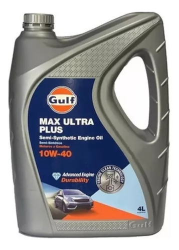 Aceite Gulf Max Ultra Plus 10w40 4 Litros  Semisintetico 