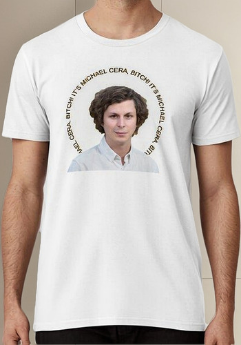 Remera ¡es Michael Cera, Perra! Algodon Premium